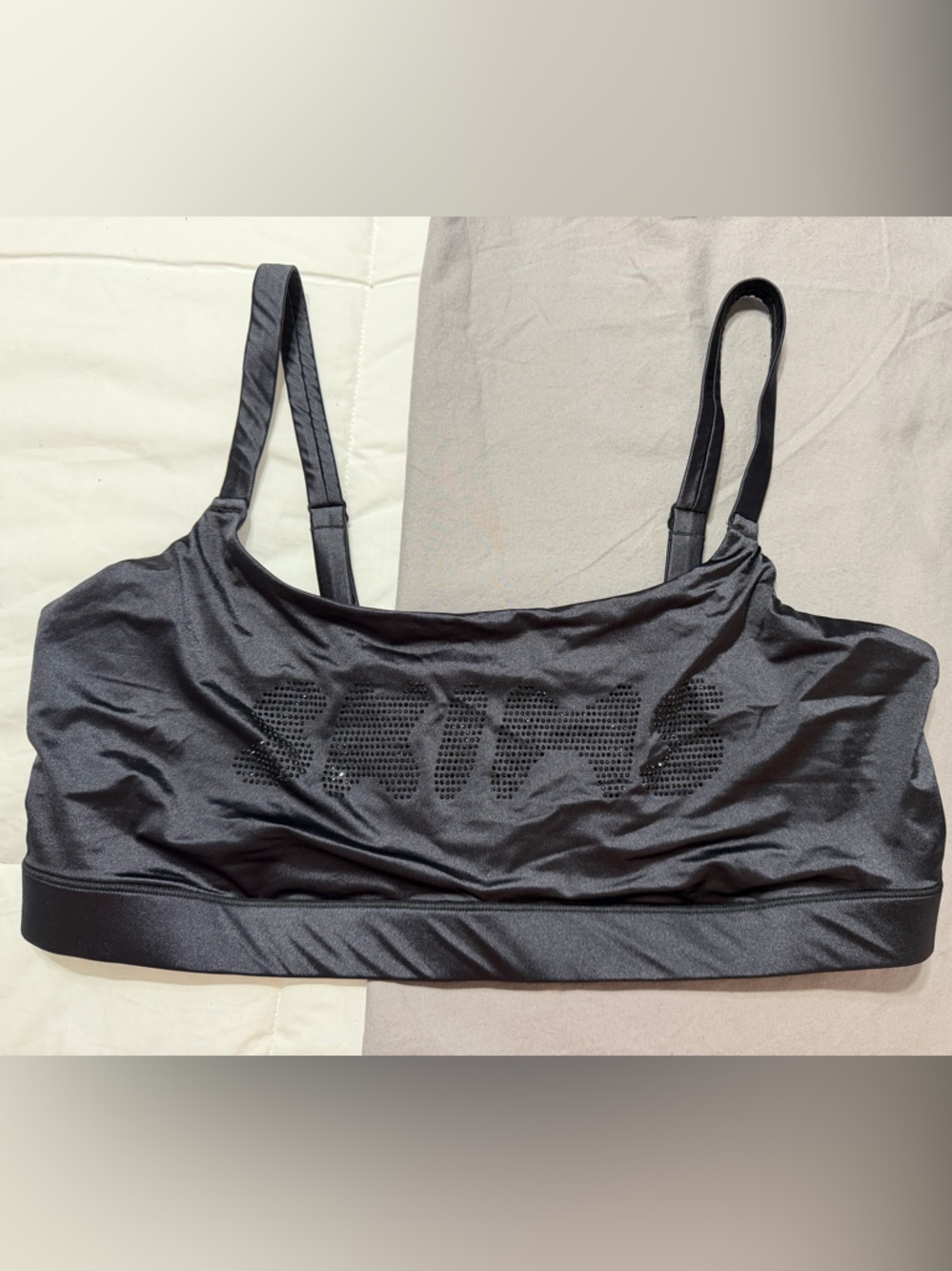 SKIMS Rhinestone Sports Bra with crystals